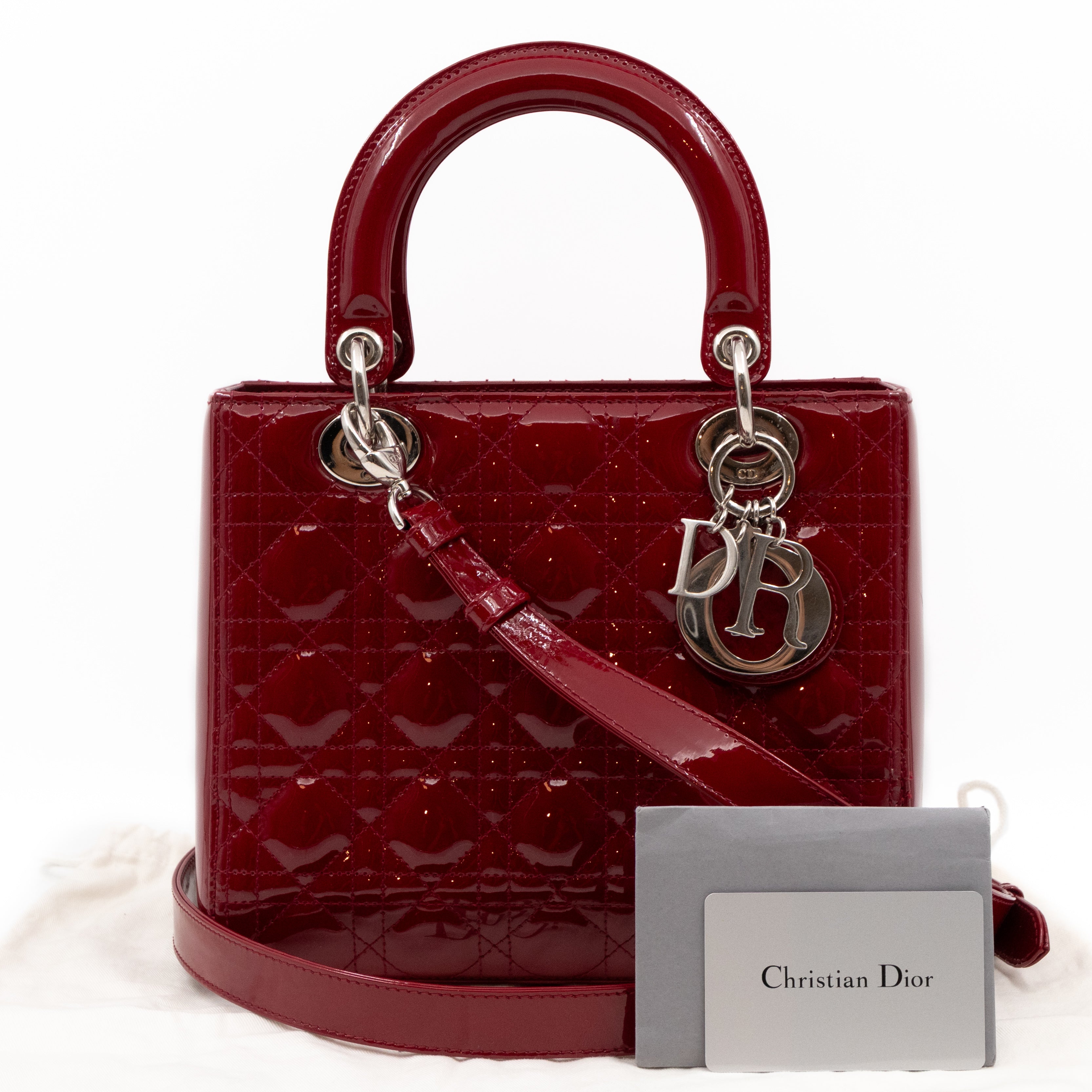 Lady dior 2025 medium red