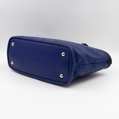 Shopping Fever Tote Bag Dark Blue Caviar