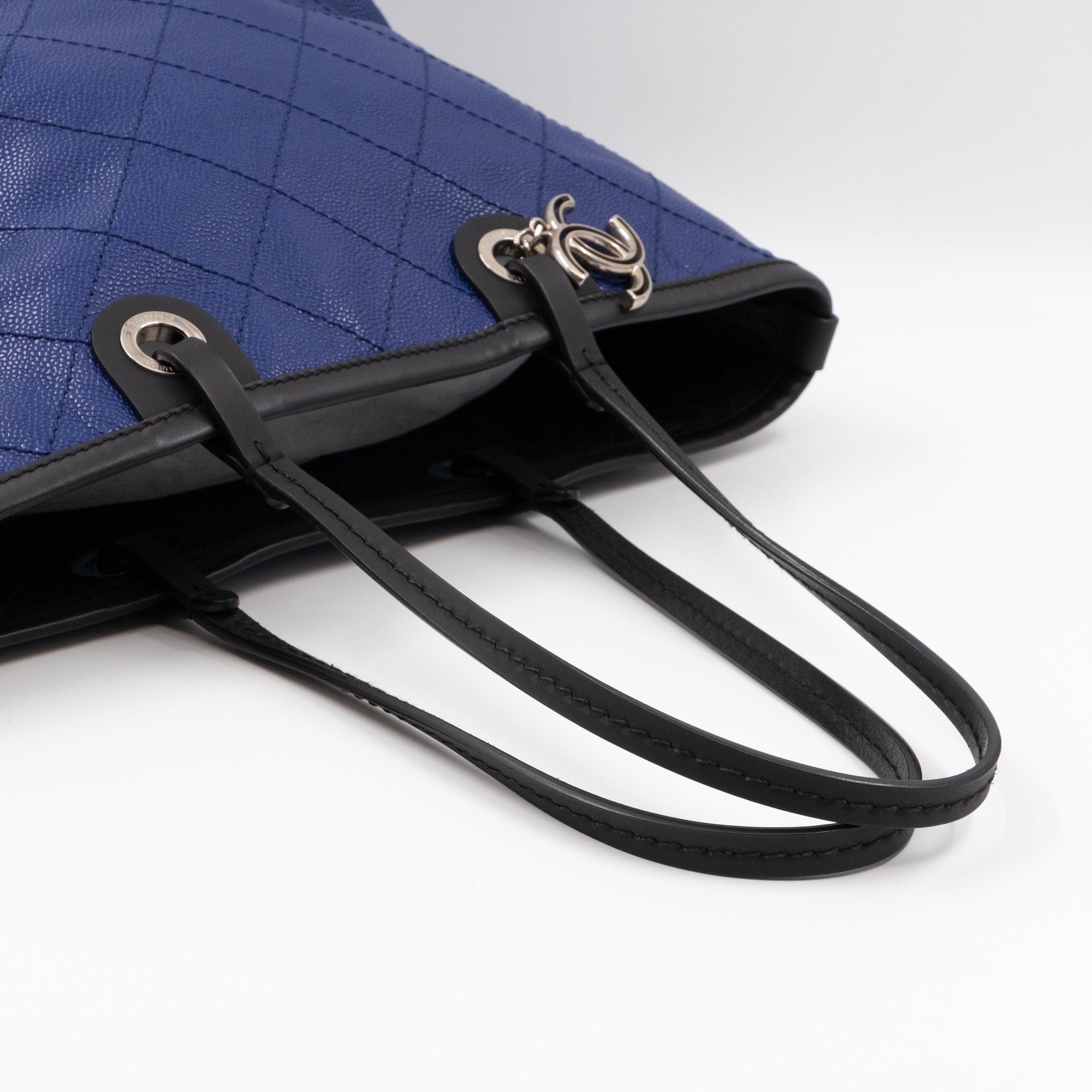 Shopping Fever Tote Bag Dark Blue Caviar