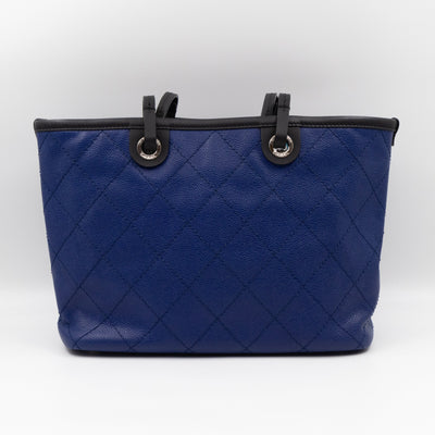 Shopping Fever Tote Bag Dark Blue Caviar