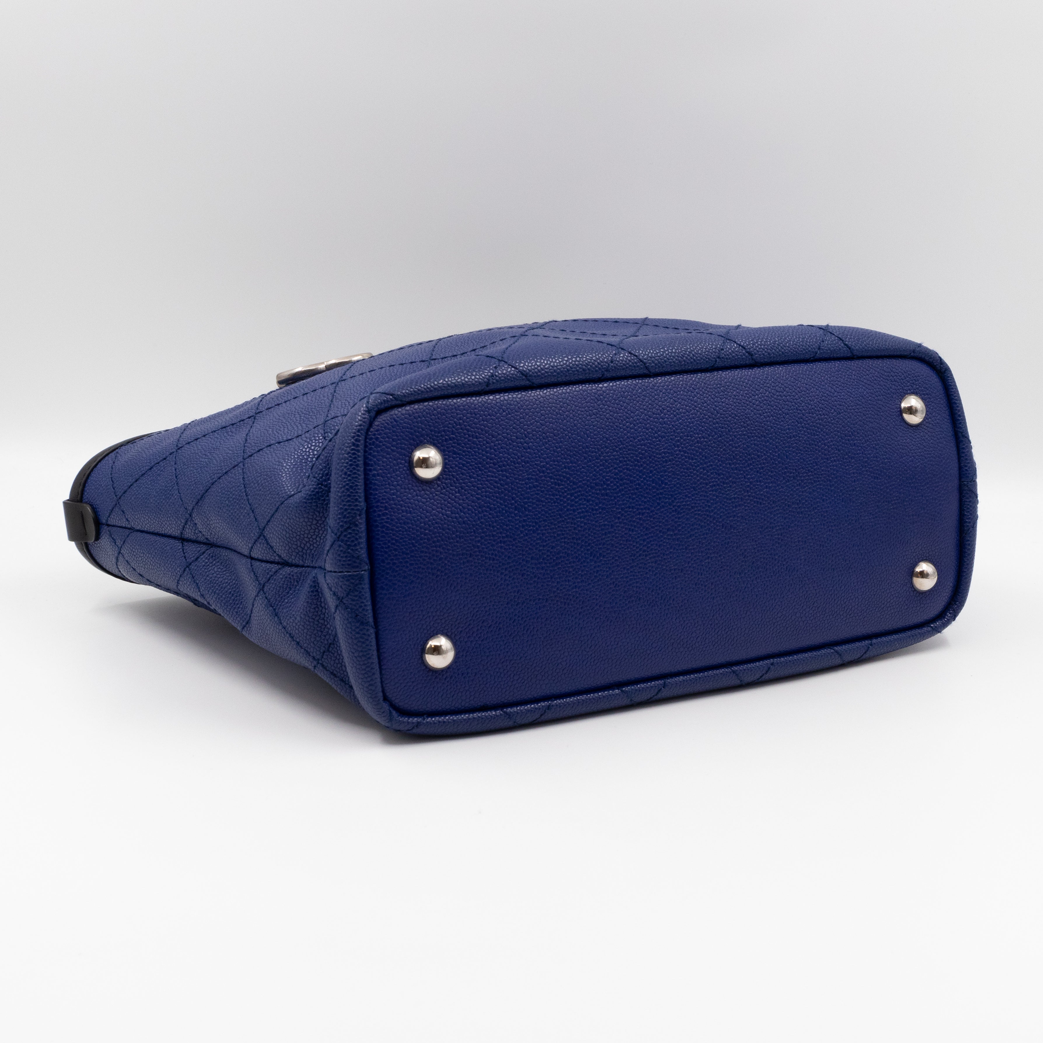Shopping Fever Tote Bag Dark Blue Caviar