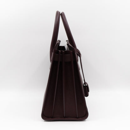 Sac de Jour Small Burgundy Leather