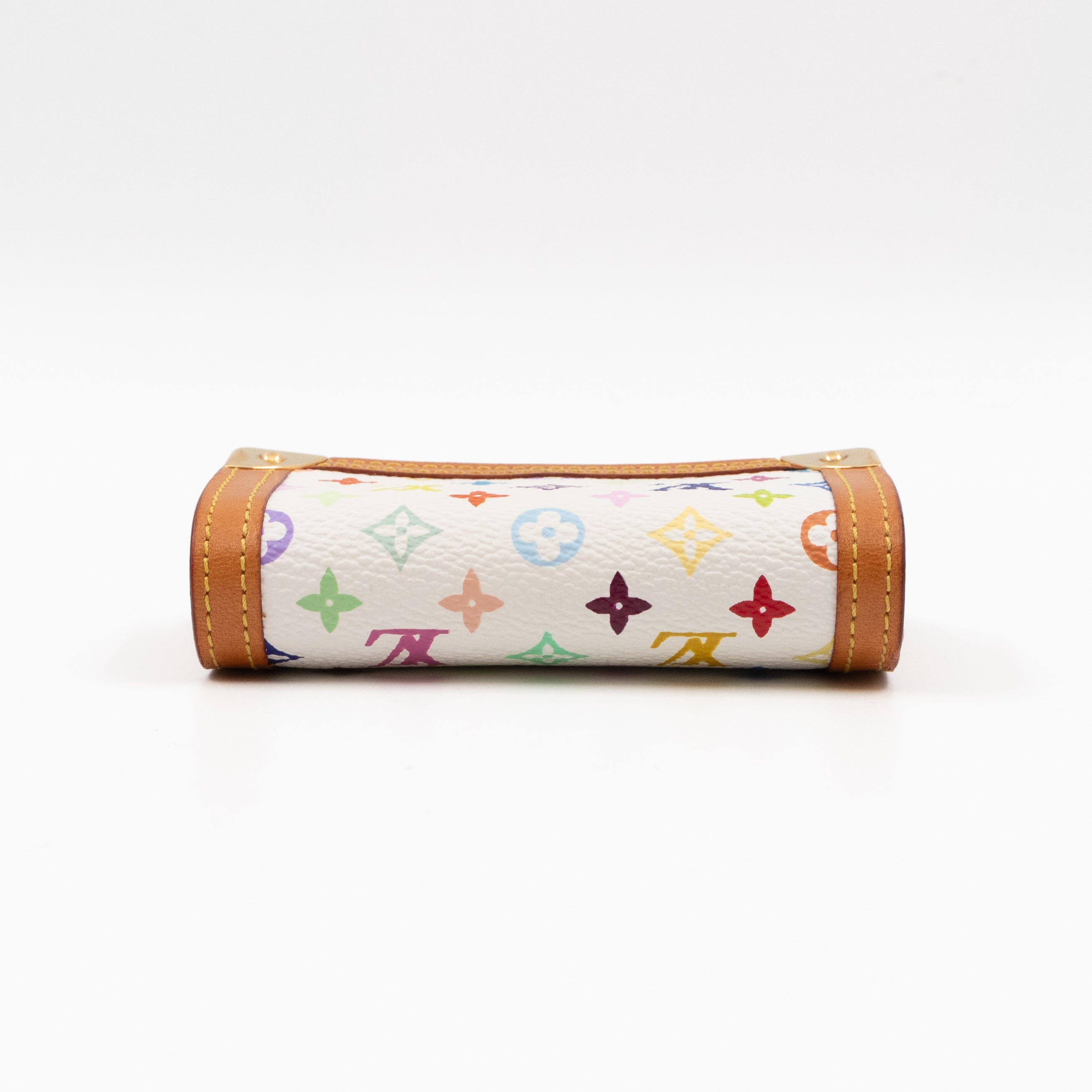 Coin Card Case Multicolore White