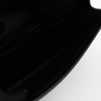 Belle De Jour Clutch Large Leather Black