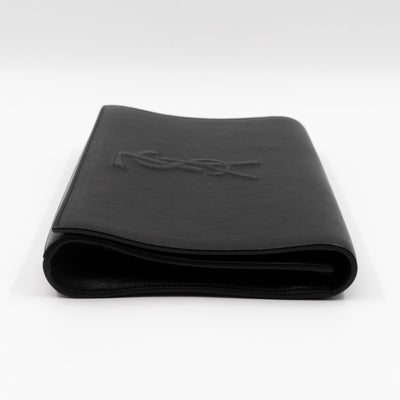 Belle De Jour Clutch Large Leather Black