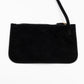 Small Jackie Soft Bucket Bag Black Suede Leather
