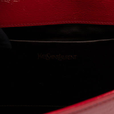 Belle De Jour Clutch Patent Leather Red