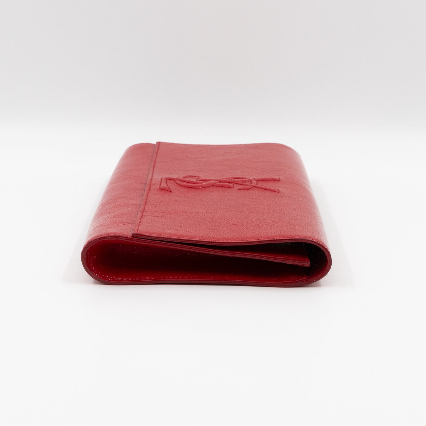 Belle De Jour Clutch Patent Leather Red