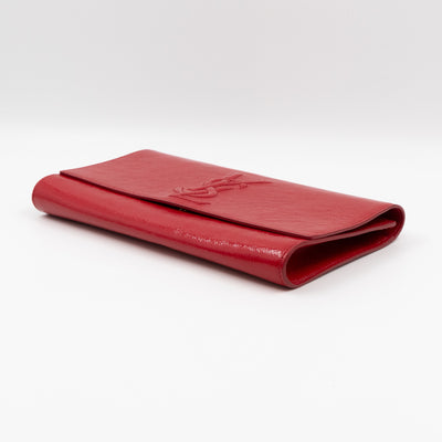 Belle De Jour Clutch Patent Leather Red