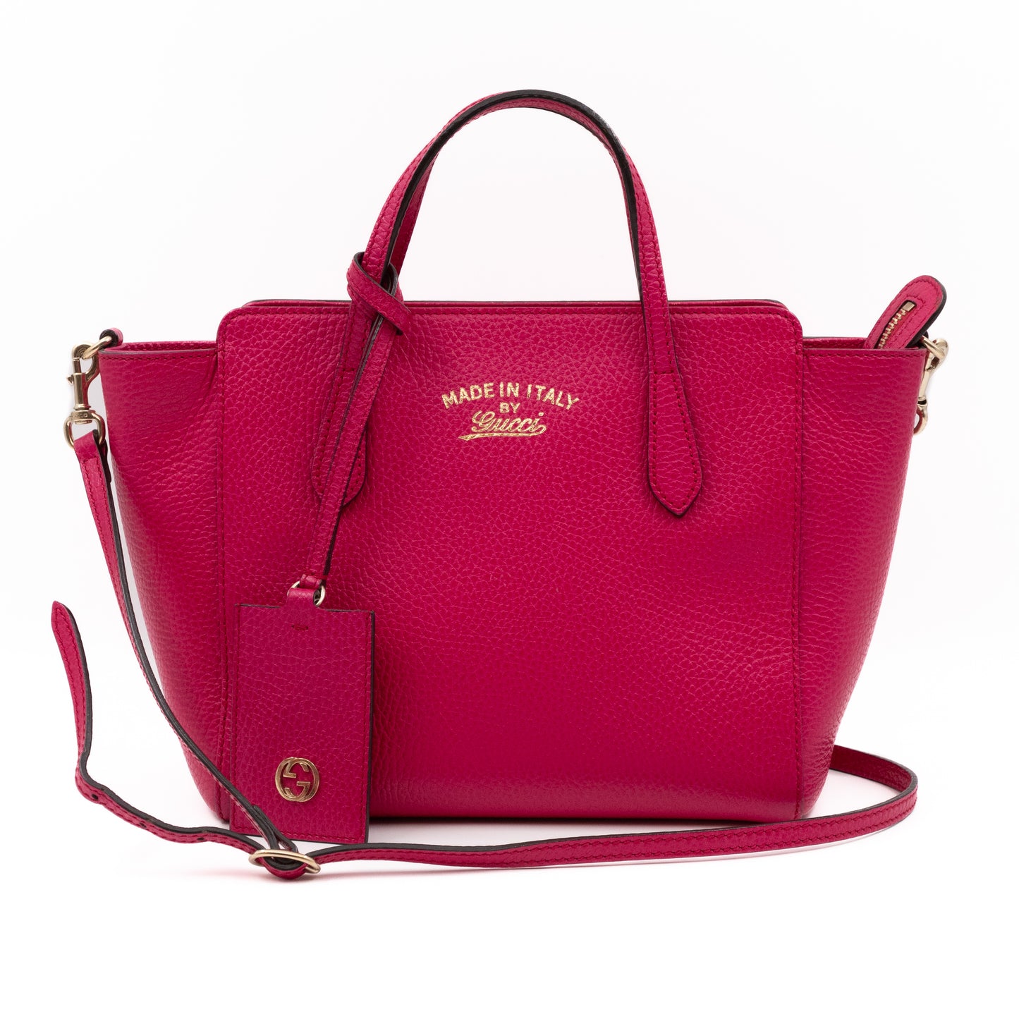Swing Mini Pink Leather Bag