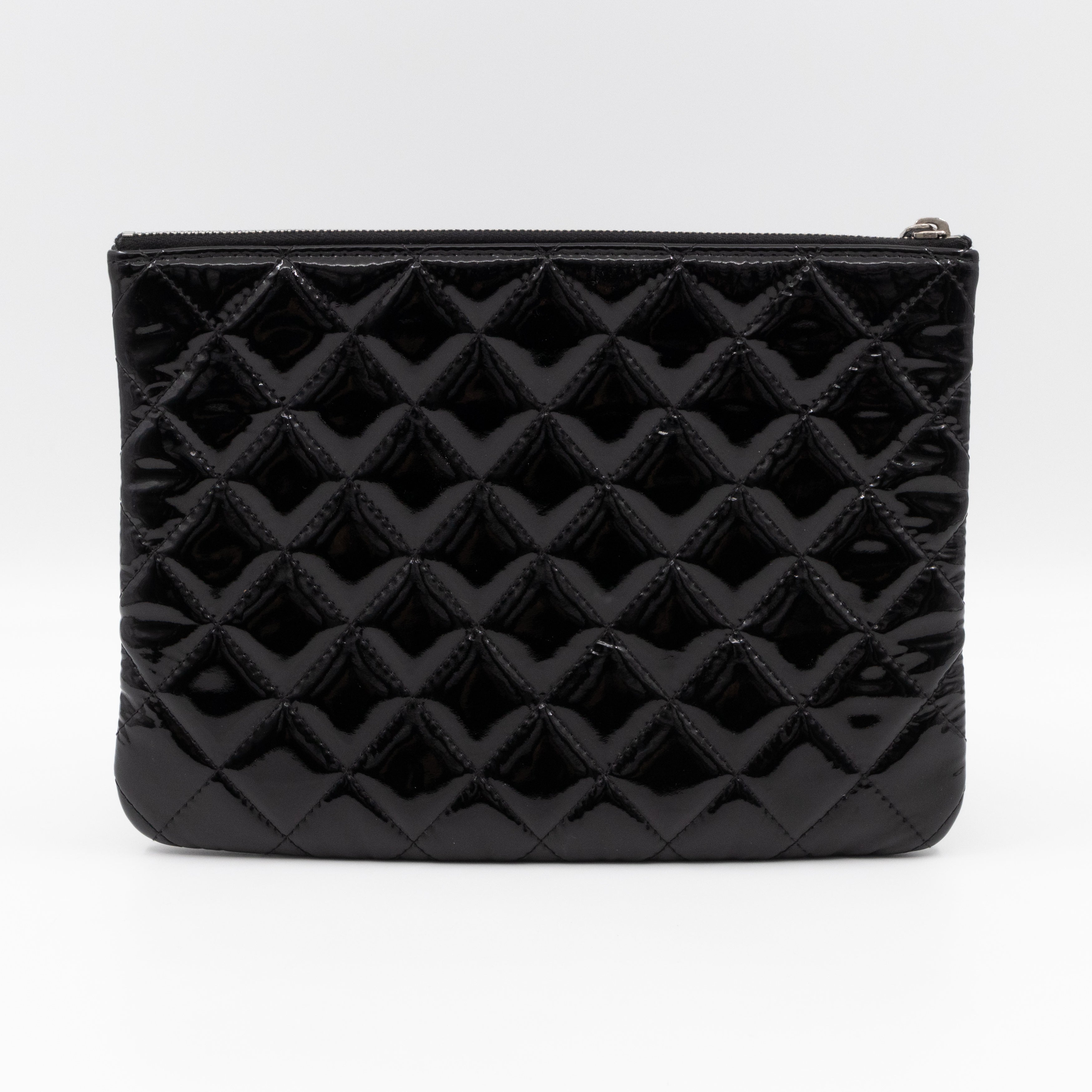 Classic Medium O Case Black Patent Leather