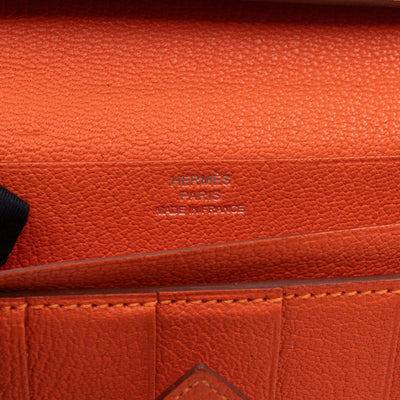 Bearn Wallet Orange Leather