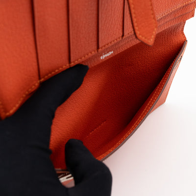 Bearn Wallet Orange Leather