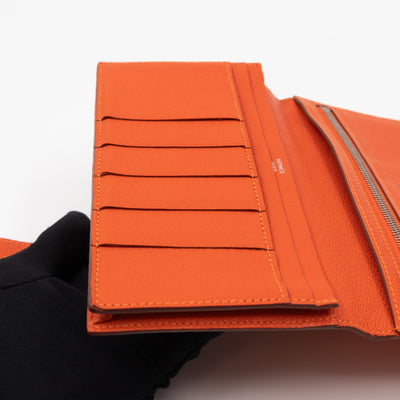 Bearn Wallet Orange Leather
