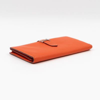 Bearn Wallet Orange Leather