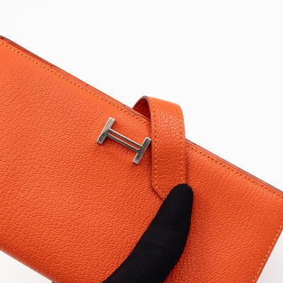 Bearn Wallet Orange Leather