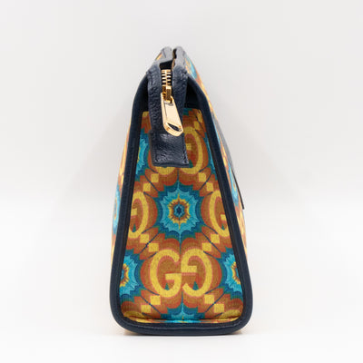 Gucci 100 Pouch Supreme Kaleidoscope Calfskin Leather