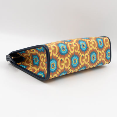 Gucci 100 Pouch Supreme Kaleidoscope Calfskin Leather