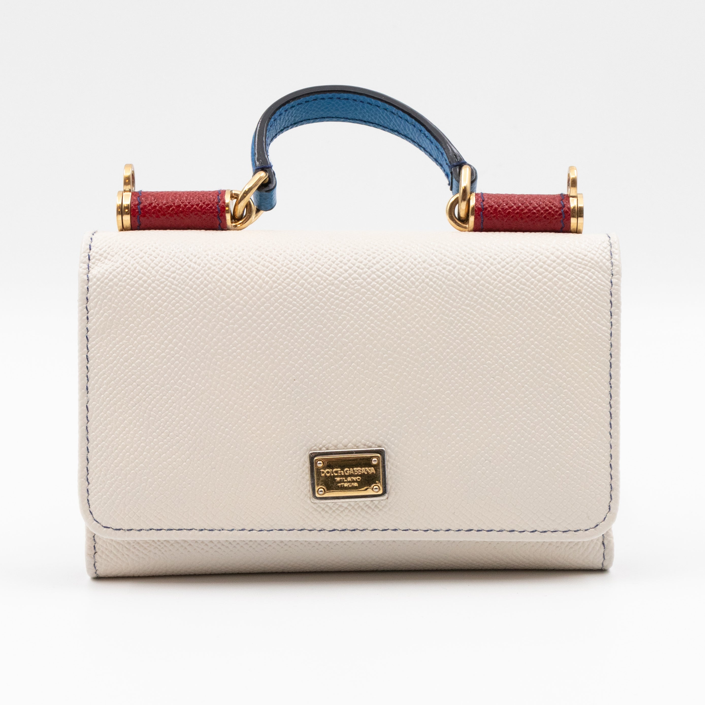 Sicily Von Bag White Dauphine Leather