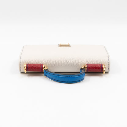 Sicily Von Bag White Dauphine Leather