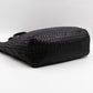 Vertical Tote Small Intrecciato Black Leather