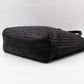 Vertical Tote Small Intrecciato Black Leather