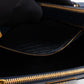 Galleria Small Double Zip Blue Saffiano
