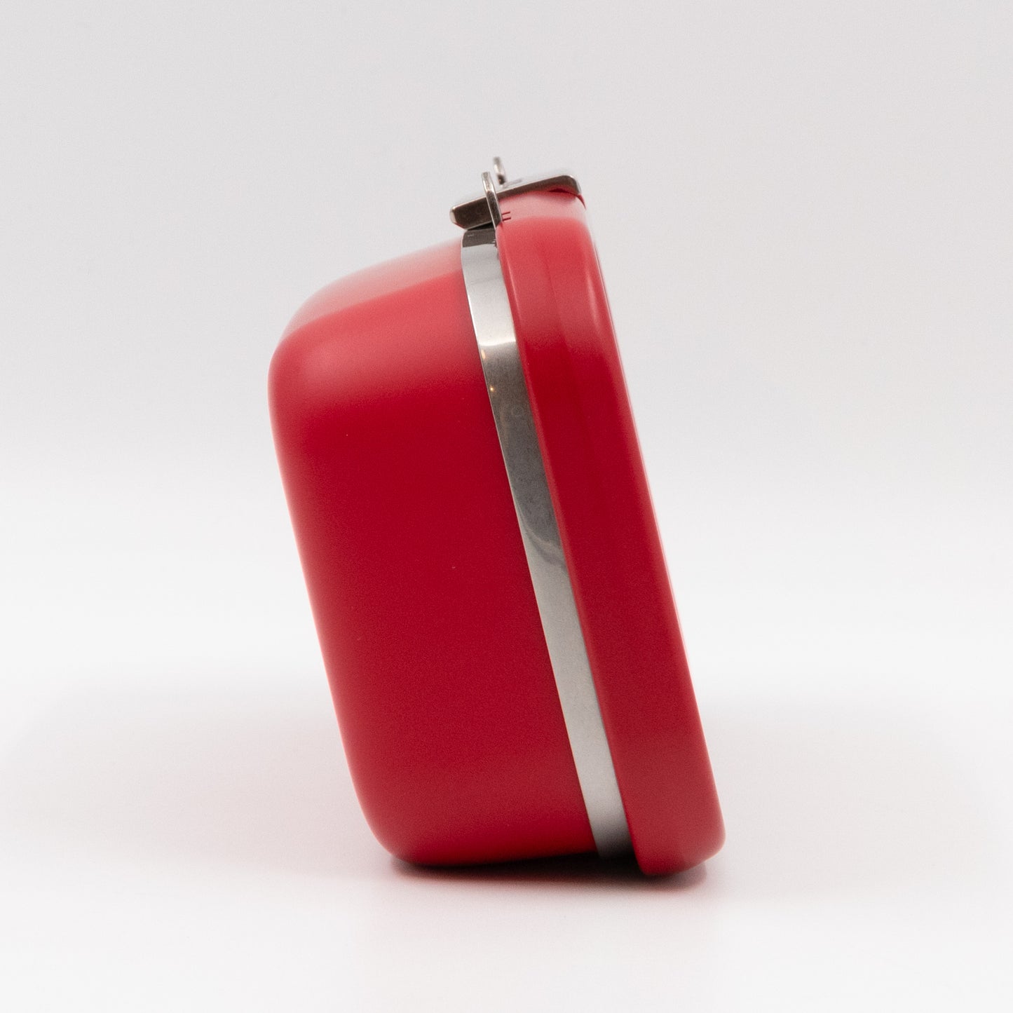 Logo Lunch Box Bag Red Resin & Leather