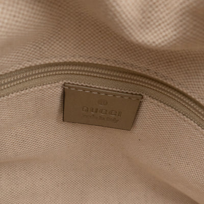 Sukey Boston Two-way Shoulder Bag Guccissima Leather Champagne