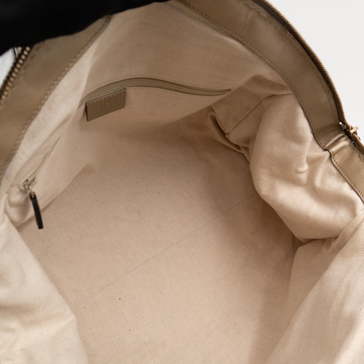 Sukey Boston Two-way Shoulder Bag Guccissima Leather Champagne