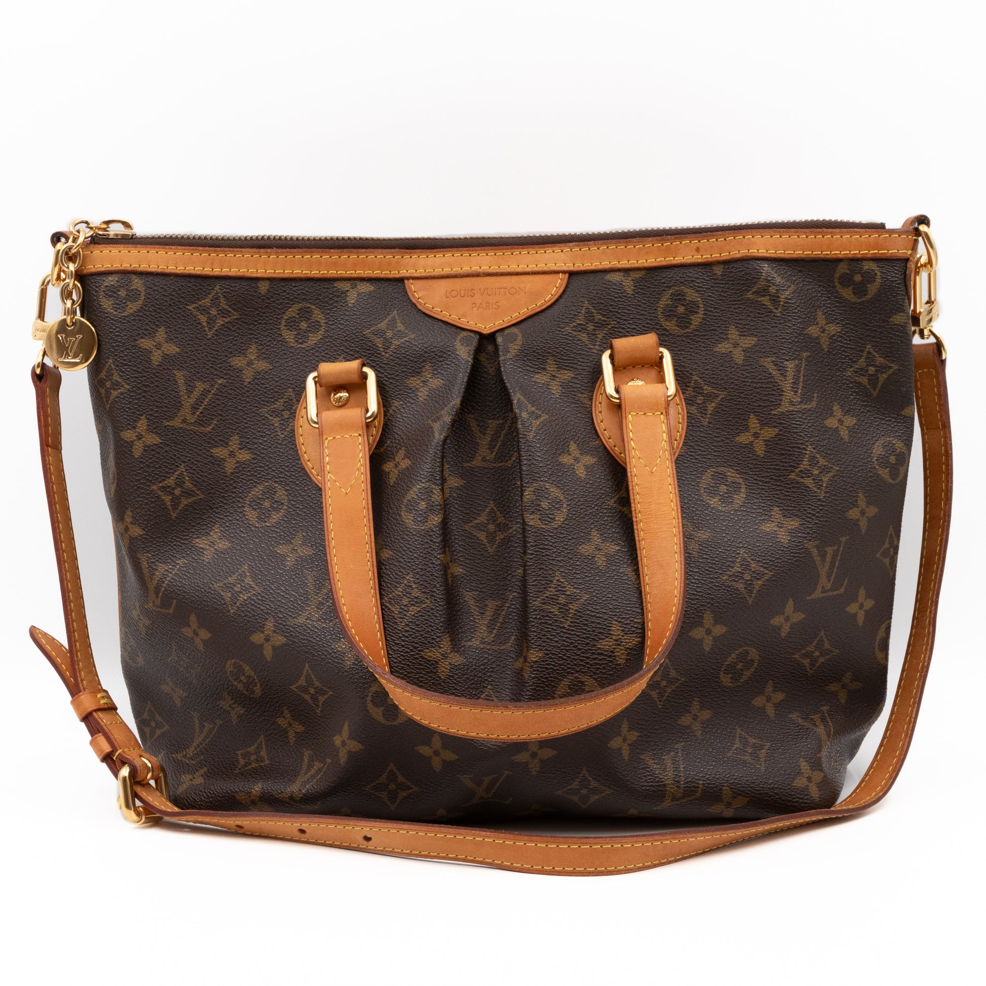 LOUIS VUITTON Monogram Palermo PM Tote Shoulder Bag