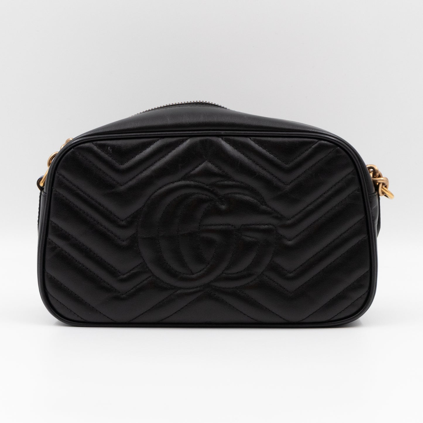 GG Marmont Small Black Leather