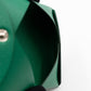 Calvi Card Holder Green Leather