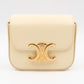 Mini Claude Shiny Soft Yellow Calfskin Leather