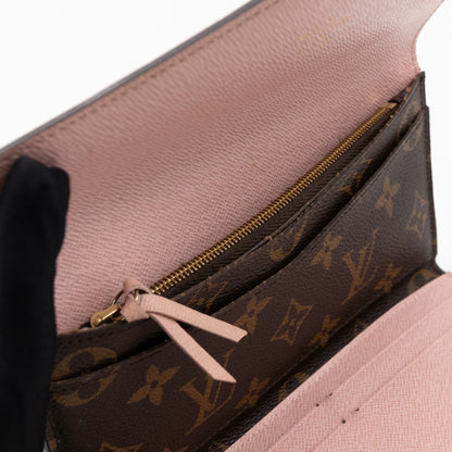 Josephine Wallet Monogram Rose Ballerine