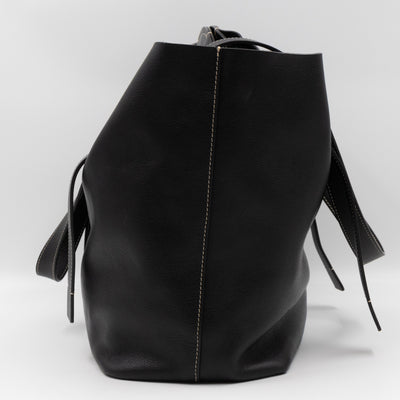Darryl Tote Bag Black Leather