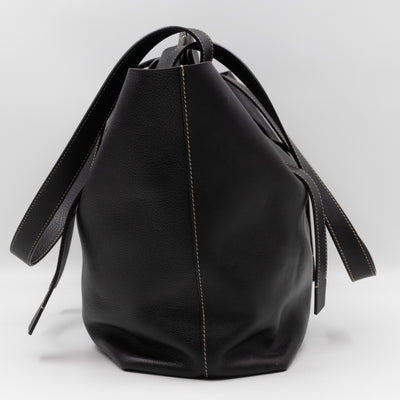 Darryl Tote Bag Black Leather
