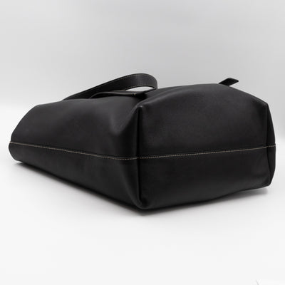 Darryl Tote Bag Black Leather
