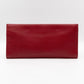Nouveau Bamboo Tassel Clutch Red Leather