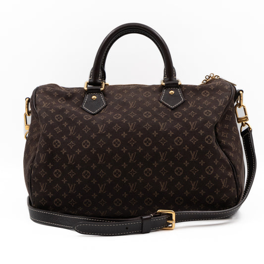 Louis Vuitton Mini Lin Fusain Idylle Speedy 30 Louis Vuitton