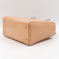 Lady Dior Medium Rose Beige Patent Leather