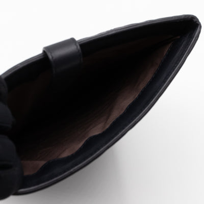 iPad Case Intrecciato Black Leather