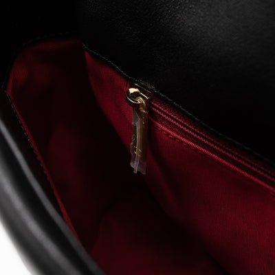 Chanel 19 Large Black Shiny Lambskin