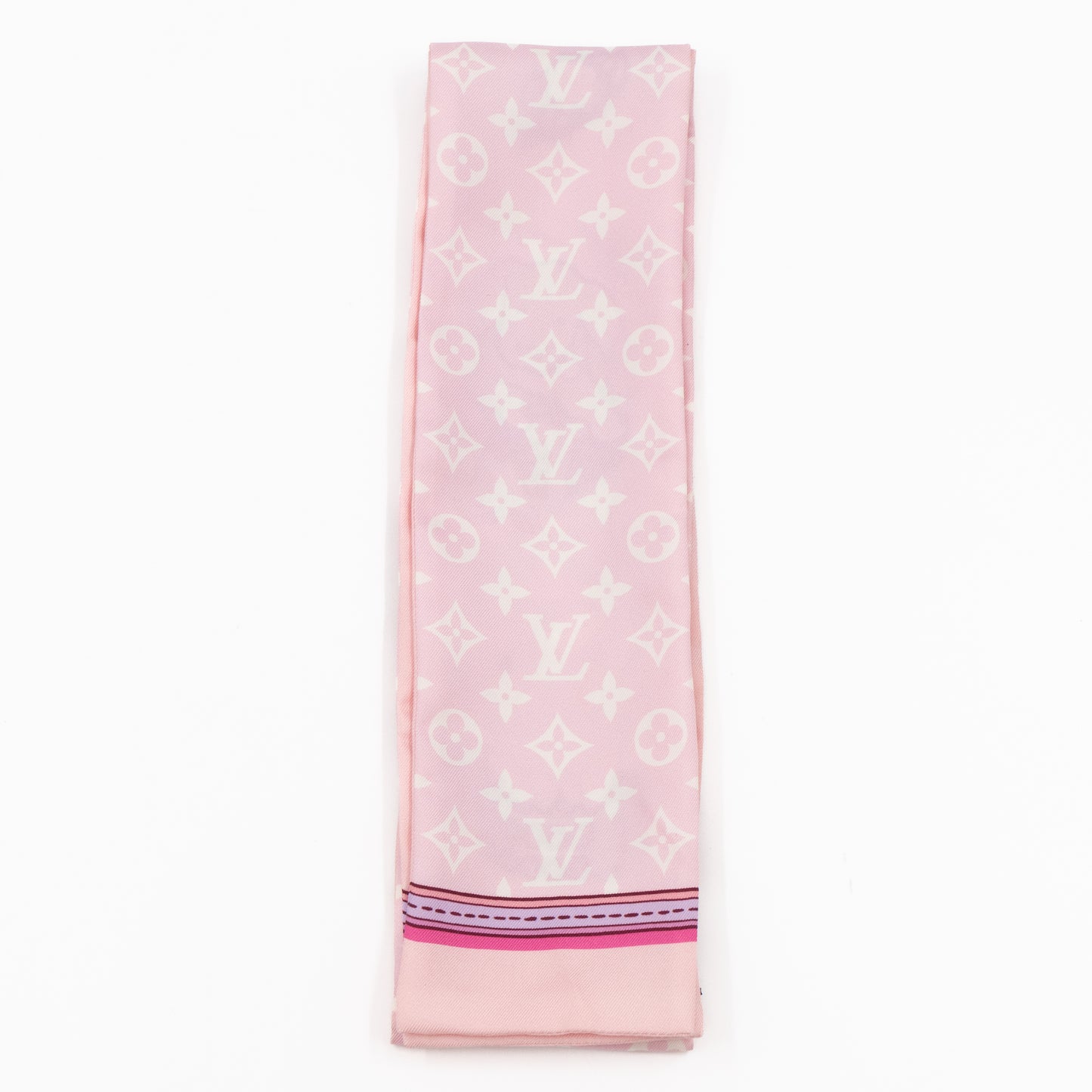 Superstition Bandeau Scarf Pink Silk