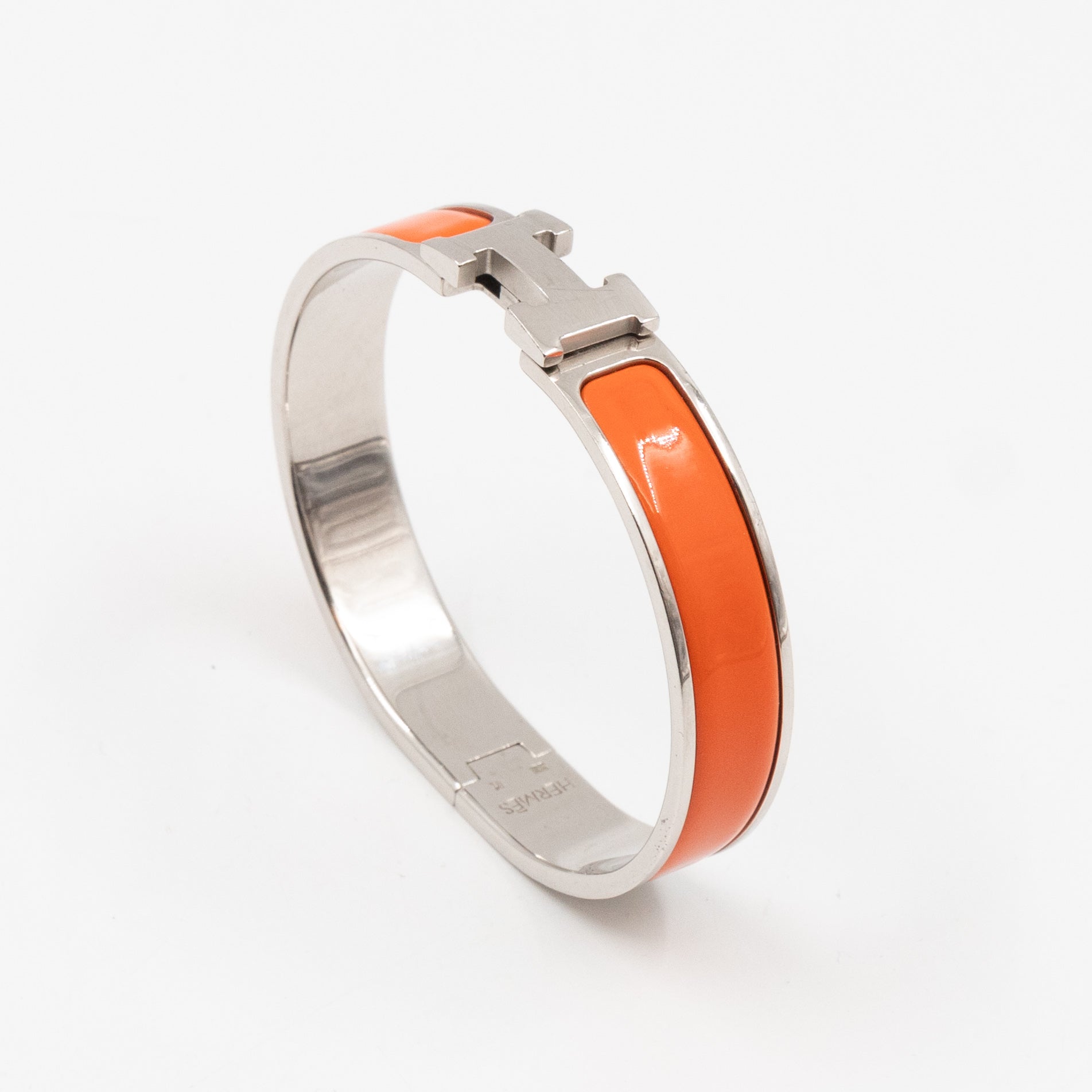 Clic H Bracelet PM Orange Palladium