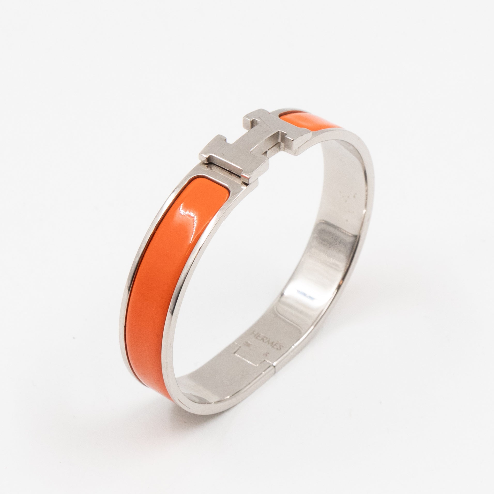 Clic H Bracelet PM Orange Palladium