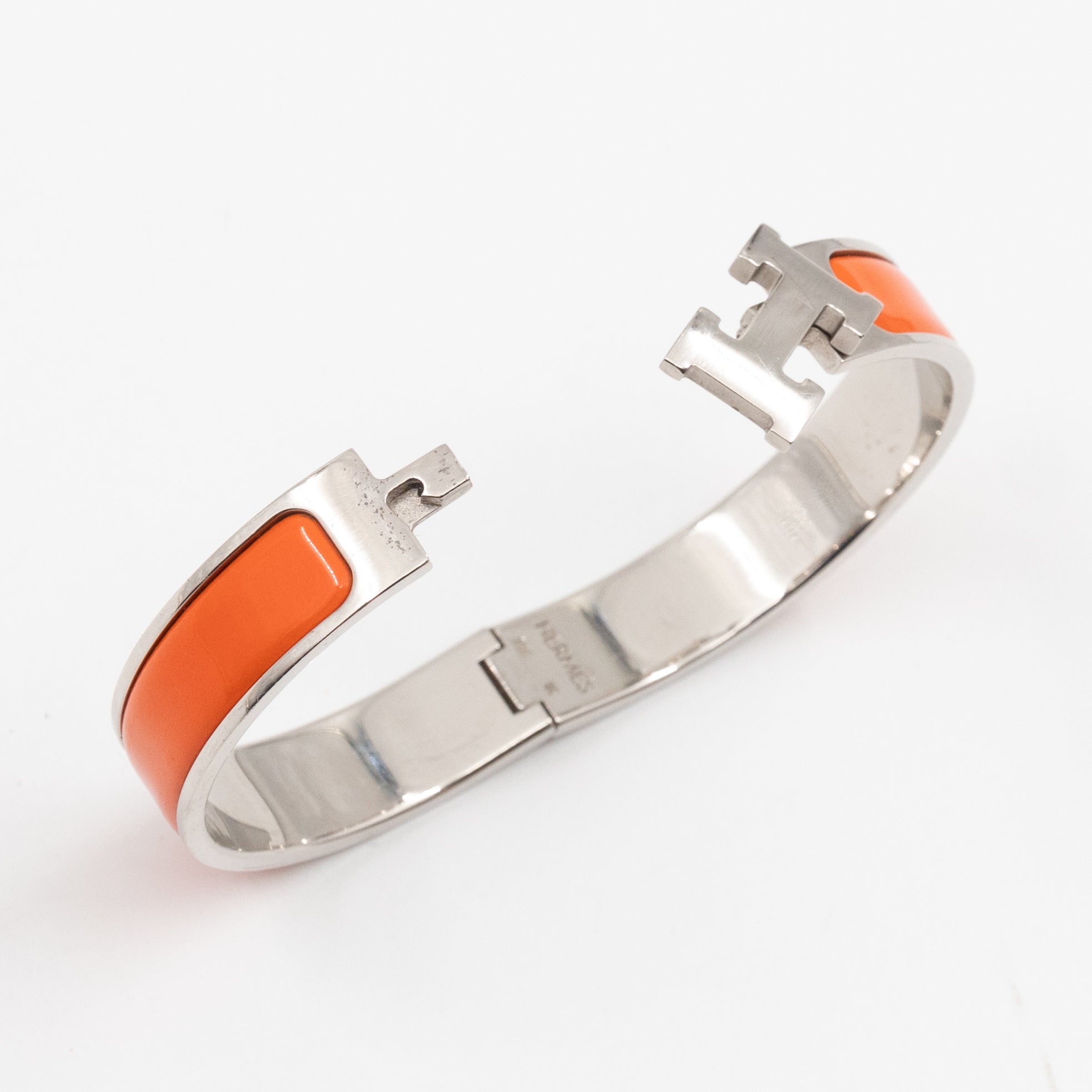 Clic H Bracelet PM Orange Palladium