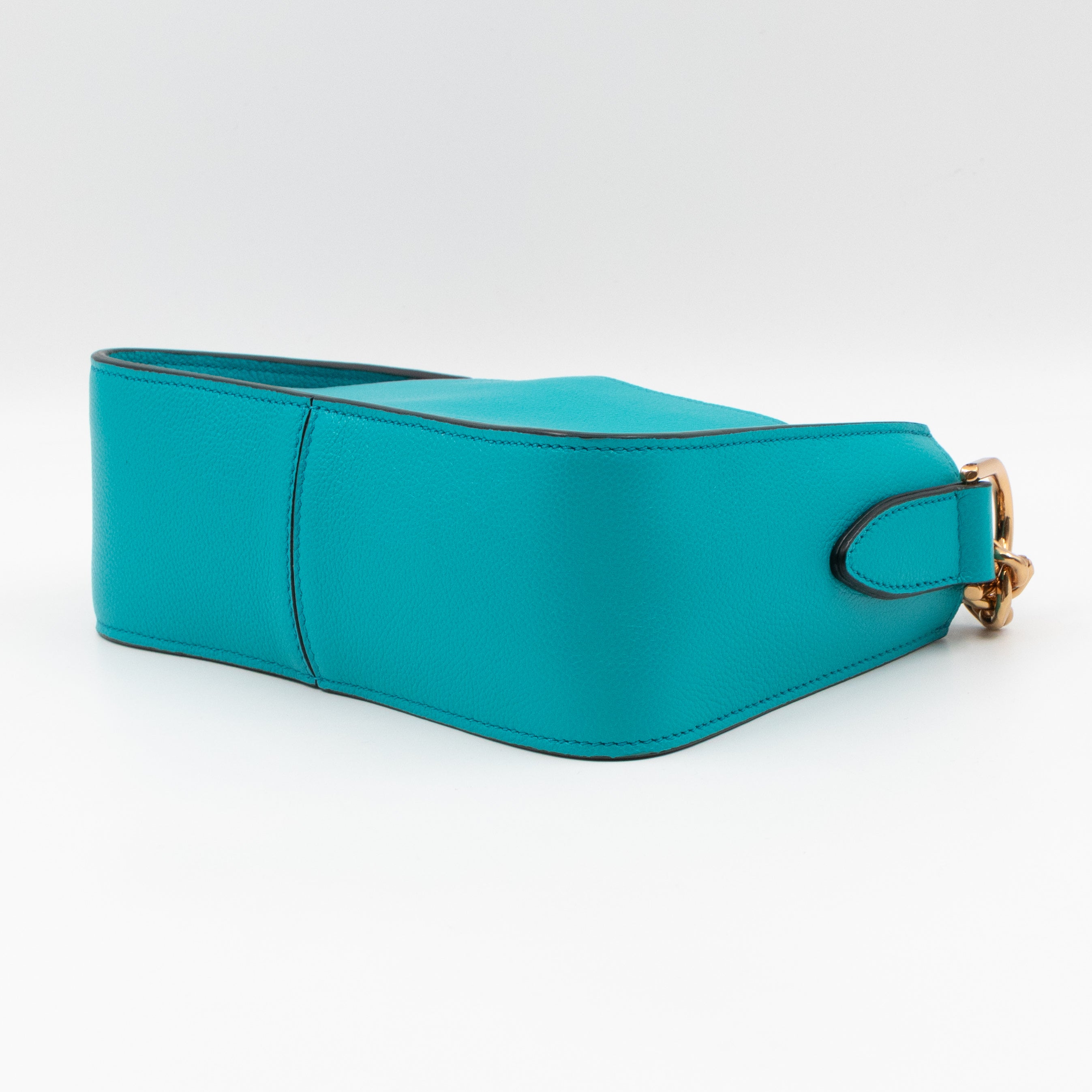 T Timeless Mini Crossbody Bag Turquoise Leather