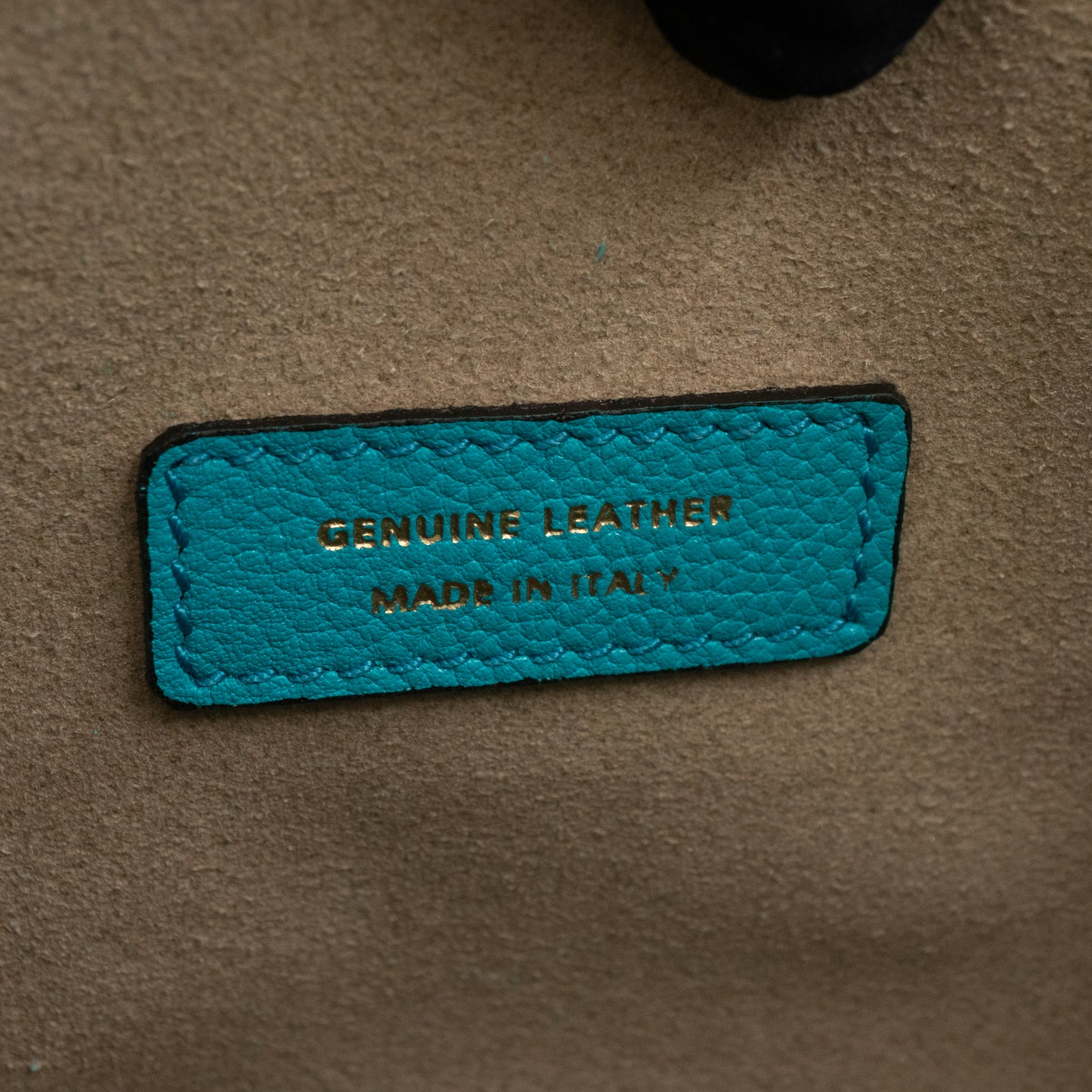 T Timeless Mini Crossbody Bag Turquoise Leather
