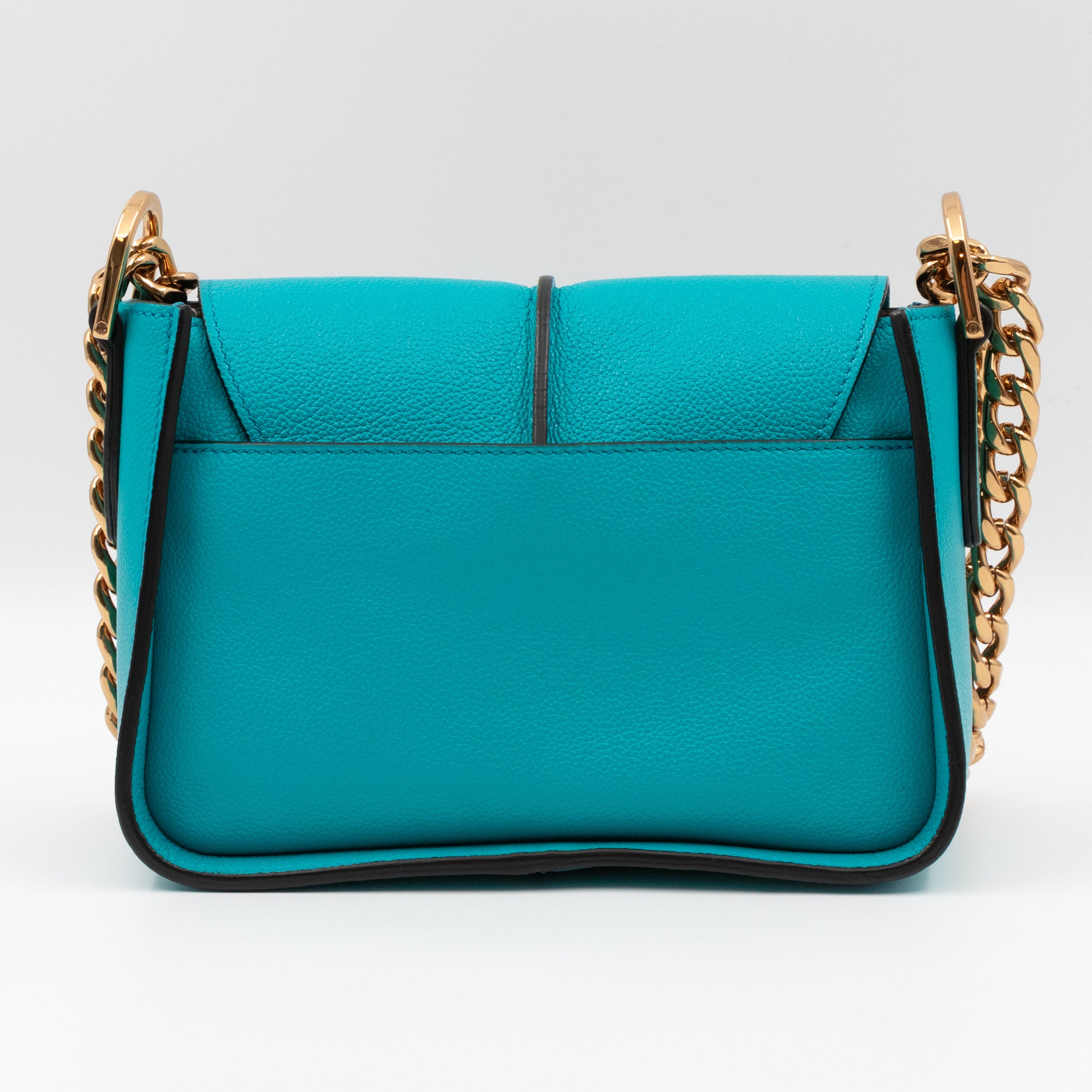 T Timeless Mini Crossbody Bag Turquoise Leather